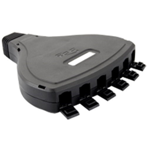 Icc Mobile- Modular- Outlet Box 6 Port-Bk