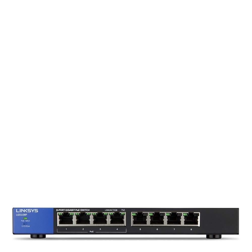 Linksys 8-Port PoE Desktop Giga Switch