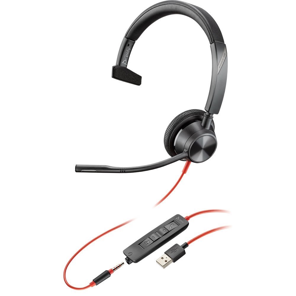 Poly Blackwire 3315 Usb-A Single Ear