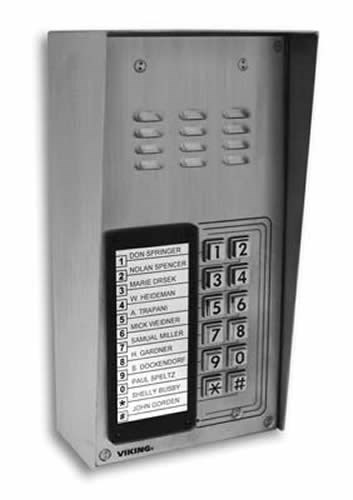 Viking Electronics 12 Button Apartment Entry Phone