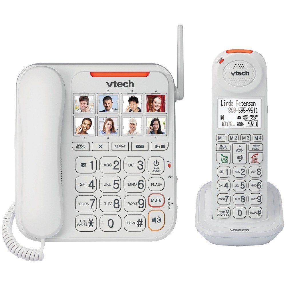 VTech Careline Amplified Corded/Cordless Phone