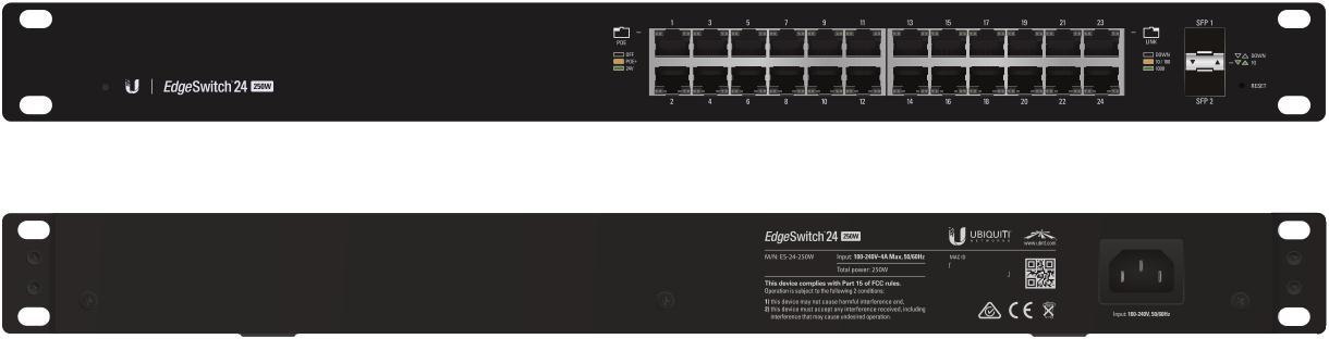 Ubiquiti Edgeswitch 24 (250W)-SFP Ports-26GBPS-ra