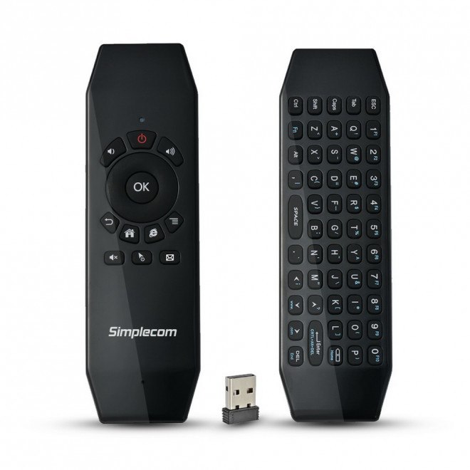 Simplecom RT150 2.4GHz Wireless Remote Air Mouse Keyboard With Ir Learning