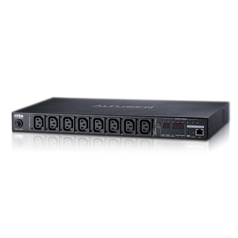 Aten 8-Port 16A Eco Power Distribution Unit - Pdu Over Ip, 8X C13 Ac Outlets, Control And Monitor Power Status (Pe6208g)