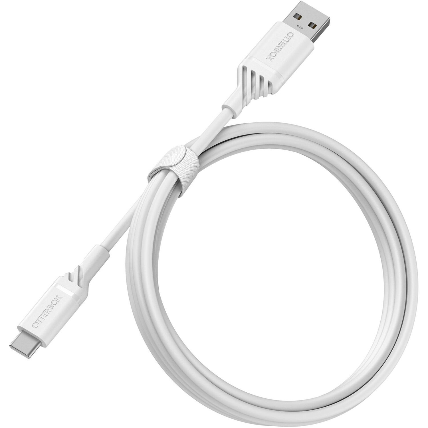 OtterBox Usb-C To Usb-A Cable (1M) - Cloud Dream White (78-52536), Usb 2.0, 3 Amps (60W), 480 MBPS Data Transfer Rate, Bend/Flex-Tested 3,000 Times