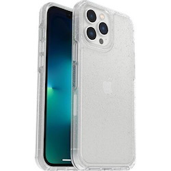 OtterBox Apple iPhone 13 Pro Max Symmetry Series Clear Antimicrobial Case - Stardust 2.0 (77-83509), 3X Military Standard Drop Protection, Slim Design