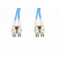 4Cabling 0.5M LC-LC Om1 Multimode Fibre Optic Cable: Blue