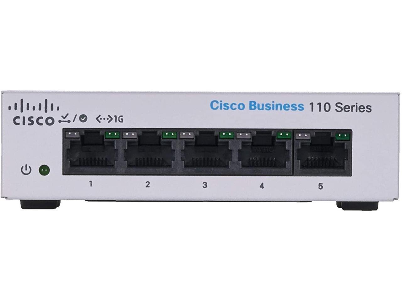 Cisco Business 110 CBS110-5T-D Ethernet Switch