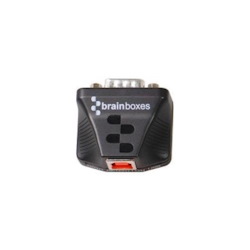 Brainboxes RS 232 High Retention Usb Connector. Operating Temperature Range Of -40C To +80C