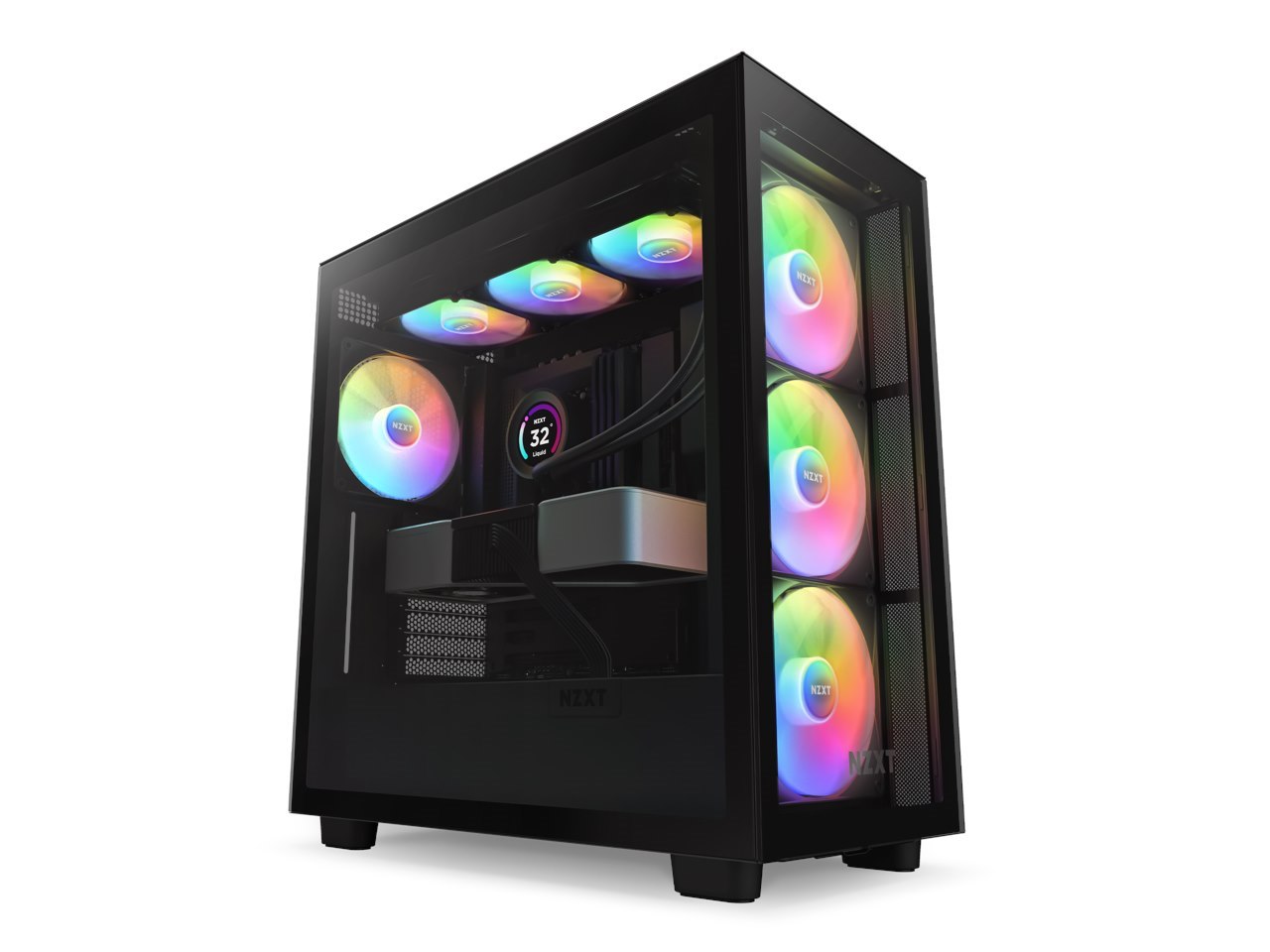 NZXT H Series H7 (2023) Elite Edition Atx Mid Tower Chassis Black color-CM-H71EB-02