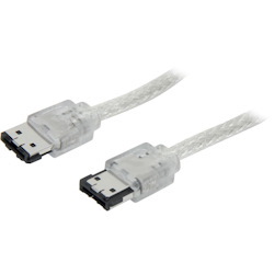 Nippon Labs ESATA3-EXS-3-llSL Sata External Shielded Cable - Esata To Esata (Type I To Type I) - Silver