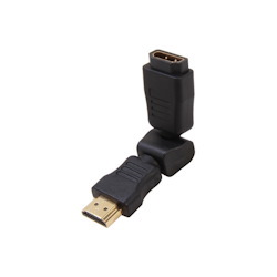 Nippon Labs Ad-Hdmi-Mf-Sw Hdmi Male To Female Swivel Gender Changer Adapter