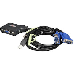 Rosewill RKV-17001 2-Port Usb Cable KVM Switch With Audio