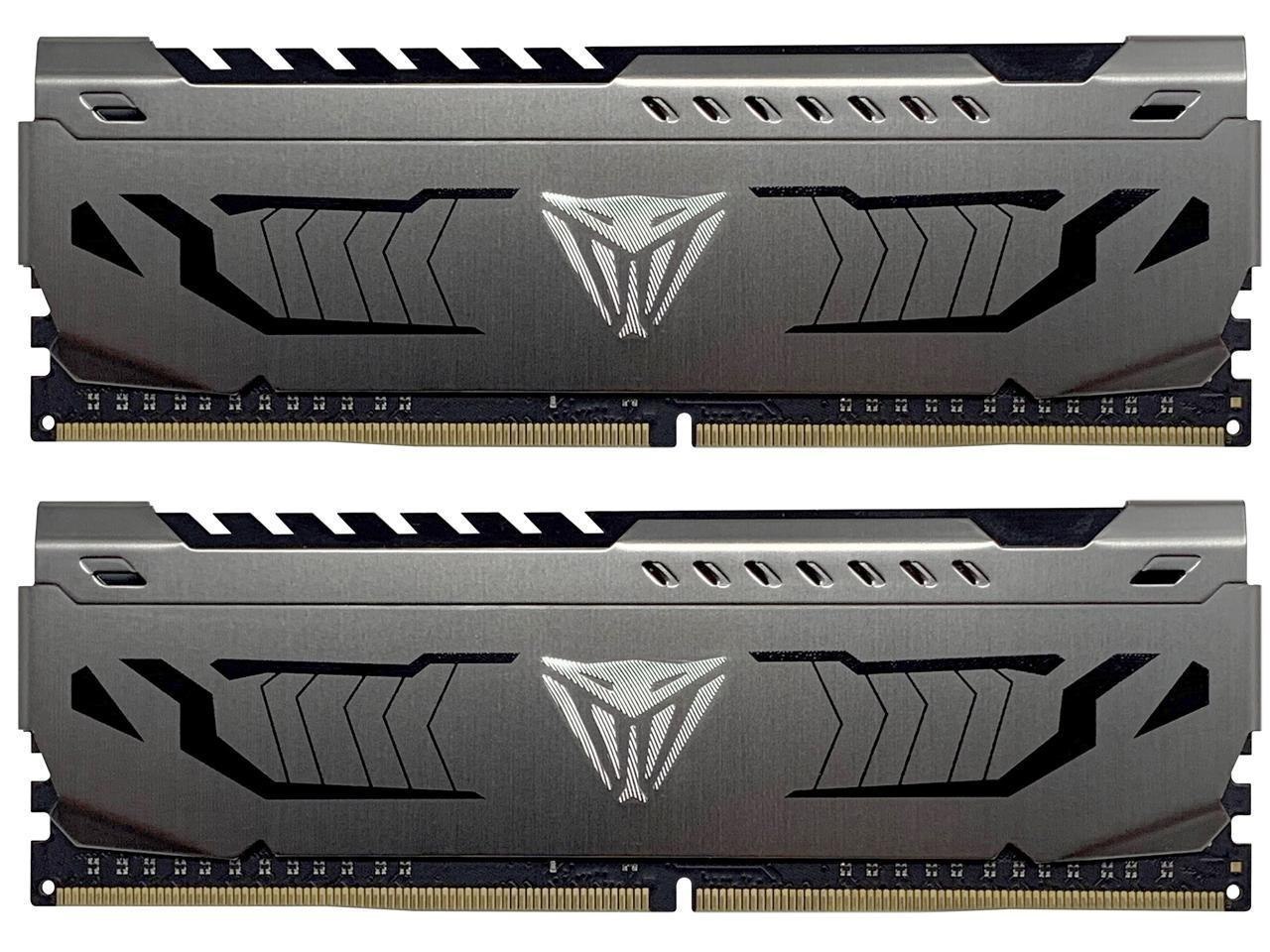 Patriot Viper Steel 32GB (2 X 16GB) DDR4 3600 (PC4 28800) Desktop Memory Model PVS432G360C8GK