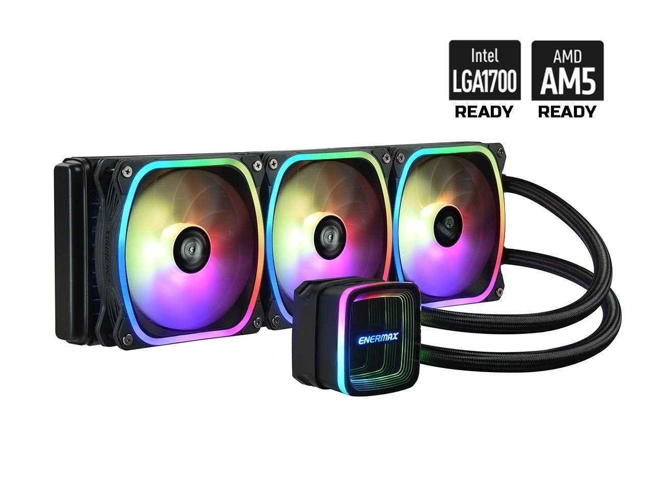 Enermax Aquafusion Adv 360 Argb Aio Cpu Liquid Cooler