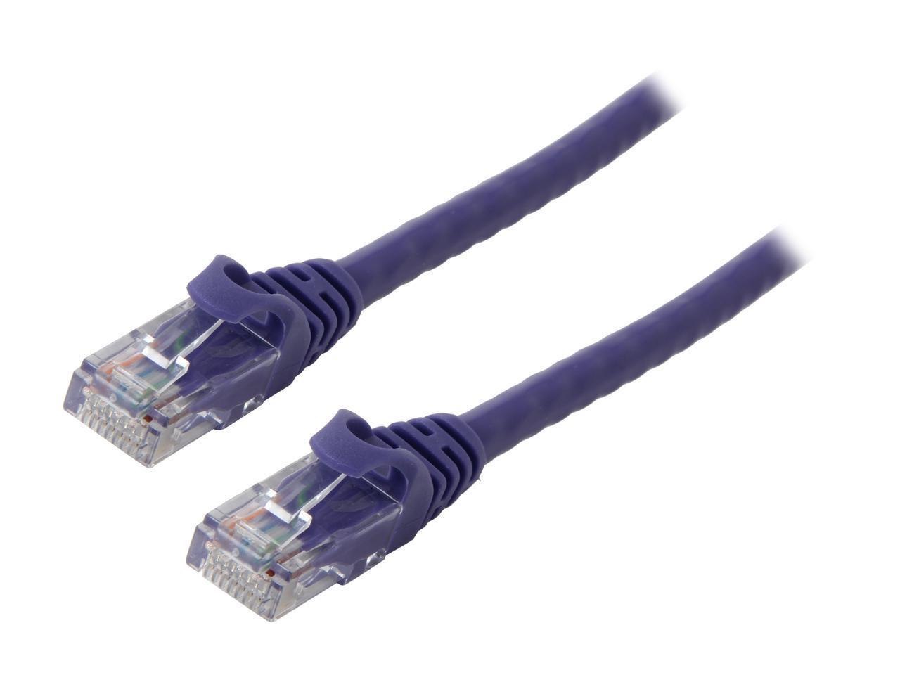 Bytecc C6eb-1P 1 FT. Cat 6 Purple Enhanced 550MHz Patch Cables