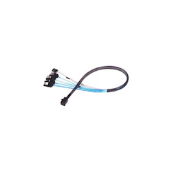 SilverStone SFF-8643 To SATA7-Pin With Sideband Mini Sas HD Cable (CPS05)