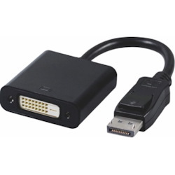 Astrotek DP DisplayPort To Dvi Adapter Converter Male To Female Active Connector Cable 15CM - 20 Pins Male To Dvi 24+1 Pins Female Nickle