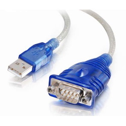 Astrotek Usb To Serial RS232 DB9 Com Port Converter Adapter Cable 45CM Transparent Colour (~Uscv-Userial)