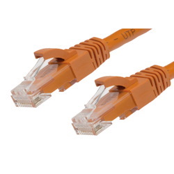 4Cabling 2.5M Cat 6 Ethernet Network Cable: Orange