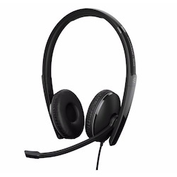 Sennheiser Epos | On-Ear Double-Sided Usb-A Headset In-Line Call Control. Certified For Microsoft Teams And Optimised For Uc. Active Noise Cancellation.