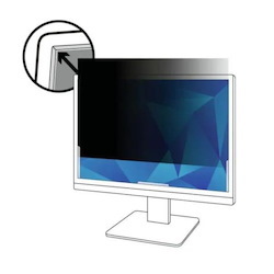 3M Privacy Filter For 19" Monitor With Adhesive Strips And Slide Mounts, 16:10