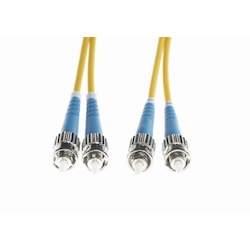 4Cabling 5M ST-ST Os1 / Os2 Singlemode Fibre Optic Cable : Yellow