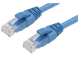 4Cabling 1M Cat6 RJ45-RJ45 Pack Of 10 Ethernet Network Cable. Blue