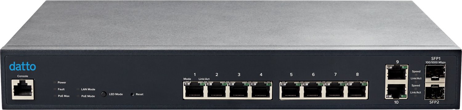 Datto 8 Port POE Gigabit Switch L-Series