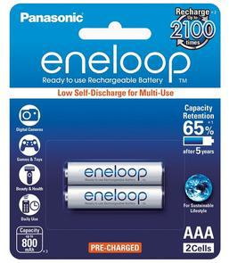 Panasonic 2-Pack Rechargeable Aaa Ni-MH Batteries For Panasonic Cordless Phones