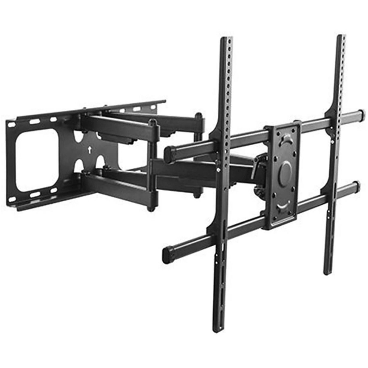 Brateck 50"-90" Full-Motion Wall Mount Bracket. Max Load: 75KG. Vesa Support Up To: 800X600. Max Arm Extension - 635MM. Curved Display Compatible. Colour: Black