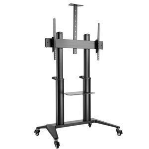 Brateck 70"-120" Large Screen Ultra-Strong Mobile TV Cart. Max Load 140Kgs. Vesa Support Up To 1000X600. Hidden Cable Management. Height Adjustable 1250-1600MM. Aug On Sale - Up To 35% Off