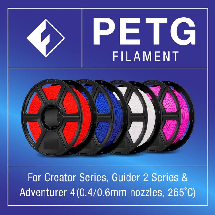 FlashForge PETG Filament for Creator and Guider 2 Series