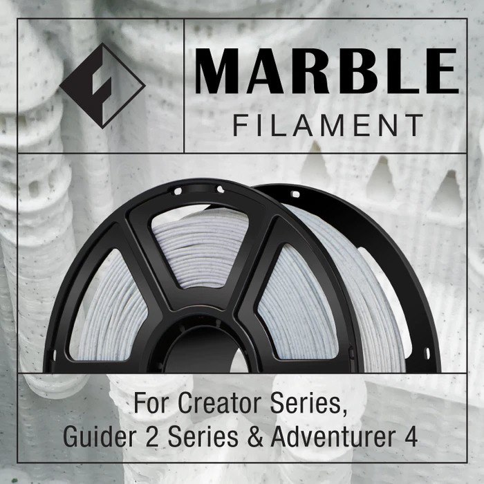 FlashForge Marble Color Filament for Creator Series and Guider 2 Series