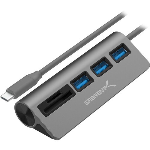 Sabrent 3-Port USB 3.0 Hub with SD and Micro SD Card Readers