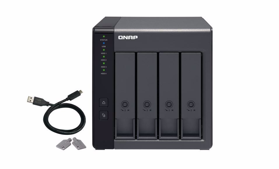 Qnap 4-Bay Das Expansion Unit (No Disk), Sata Usb-C(1), TWR, 2YR WTY