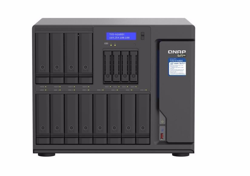 Qnap 16-Bay Nas (No Disk) Xeon 6-Core 3.3GHz, 32GB, 10GbE(2), 2.5GbE(4), TWR, 3YR WTY