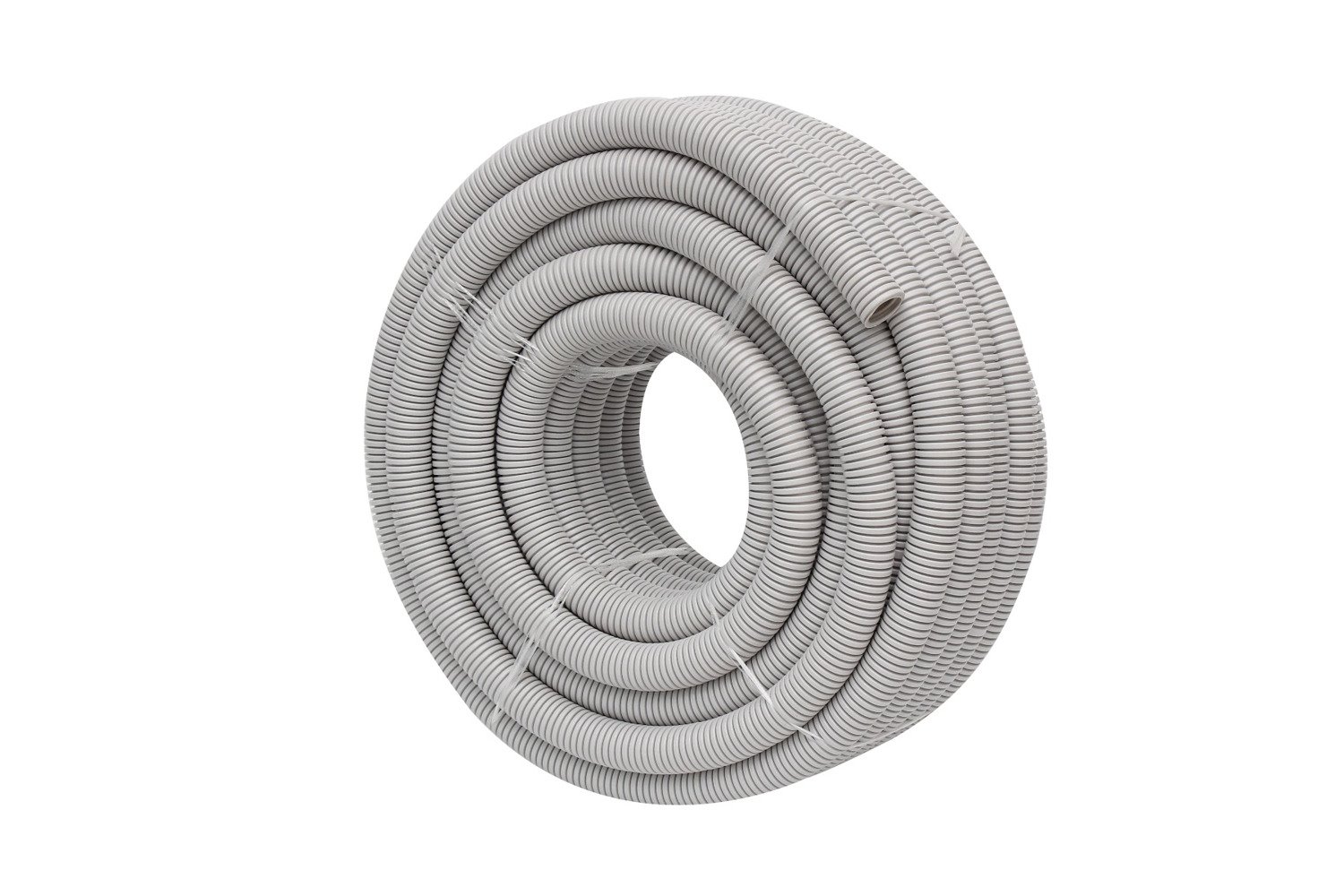 4Cabling 4C | 40MM Corrugated Conduit Medium Duty Grey 25 Meter/Roll