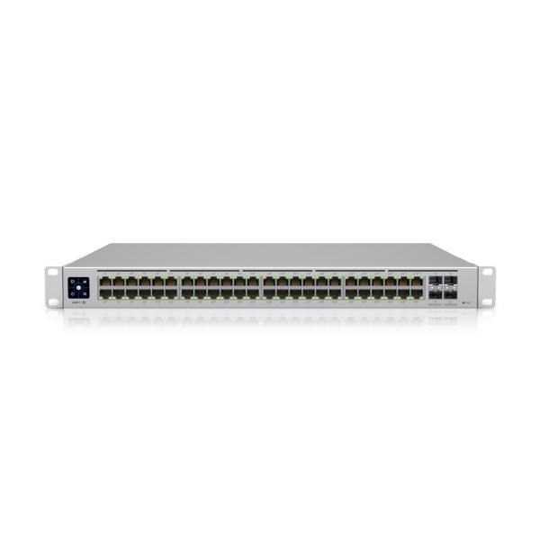 Ubiquiti Usw-Pro-48-Poe Unifi 48-Port PoE Switch, 8X PoE++ Ports, 40X PoE+ Ports &Amp; 4X SFP Ports, 600W PoE Budget, 1U Rackmountable