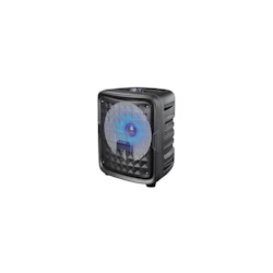 Supersonic 8” Bluetooth Speaker With True Wireless Technology Iq-6608Djbt Black