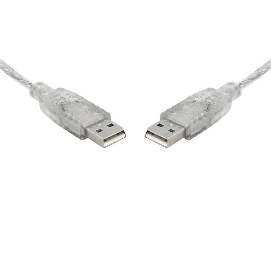 8Ware Usb 2.0 Cable 5M A To A Transparent Metal Sheath Ul Approved