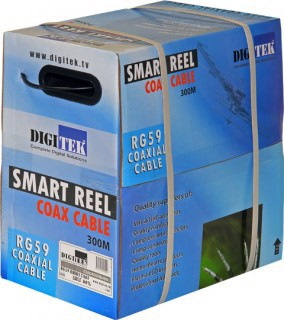 Digitek RG59 Bu Unbonded 60% Smart Reel 300M