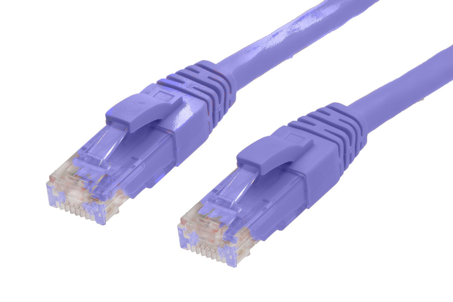 4Cabling 50M RJ45 Cat6 Ethernet Cable. Purple