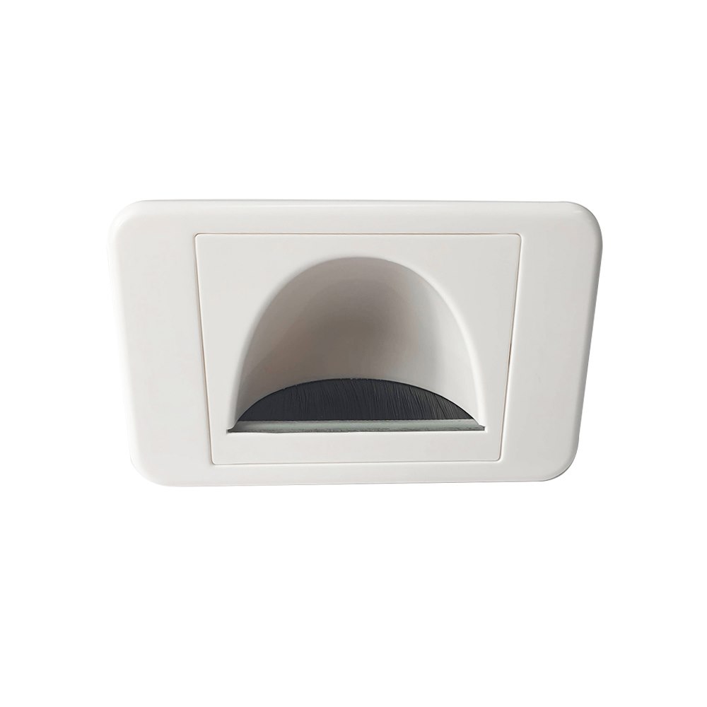 Digitek Bullnose Reverse Wall Plate: White