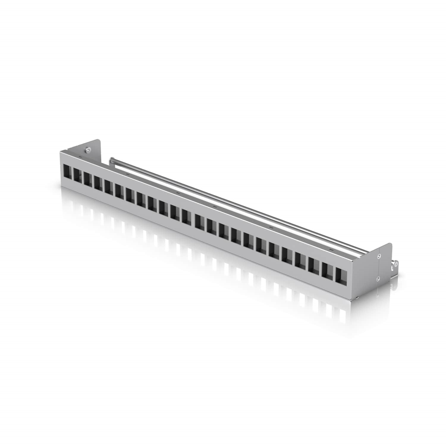 Ubiquiti 24-Port Blank Keystone Patch Panel,UACC-Rack-Panel-Patch-Blank-24 , 1U 24-Port, Ideal For Keystone Module Installation