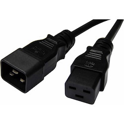 8Ware Power Cable Extension 1M Iec-C19 To Iec-C20 Male To Female
