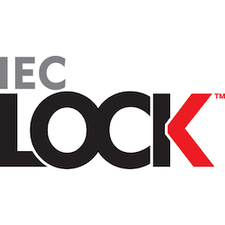 Iec Lock 50CM Iec Lock Power Cable Iec-C14(M) To Iec-C13(F) Black