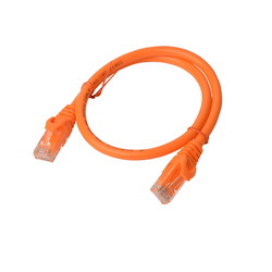 8Ware Cat 6A Utp Ethernet Cable, Snagless - 0.5M (50CM) Orange