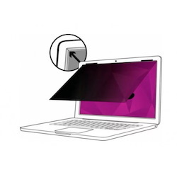 3M High Clarity Privacy Filter For 15.6" Laptop With 3M Comply Flip Attach, 16:9