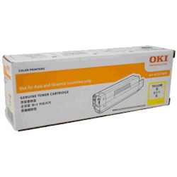 Oki LED Toner Cartridge - Yellow Pack